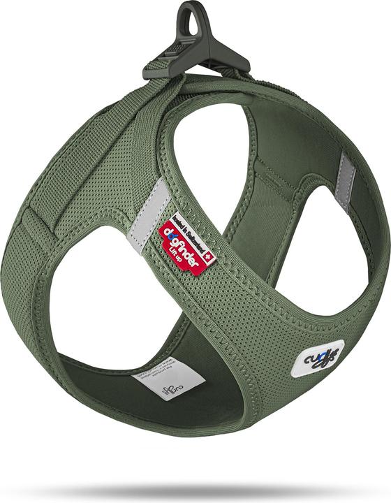 Curli Geschirr Vest Air-Mesh S, Moss (S, Hund, Allgemein)