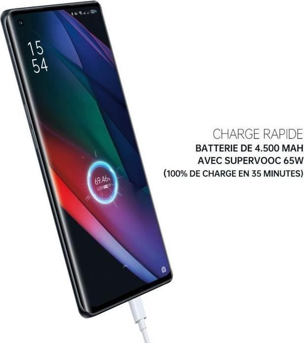 Actual product image OPPO Find X3 Neo (256 GB, Starlight Black, 6.50", Dual SIM, 50 Mpx, 5G)