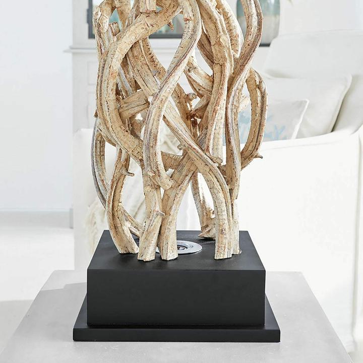 Immagine prodotto Loberon Lampada da terra Nadi marrone/nero (GU10)
