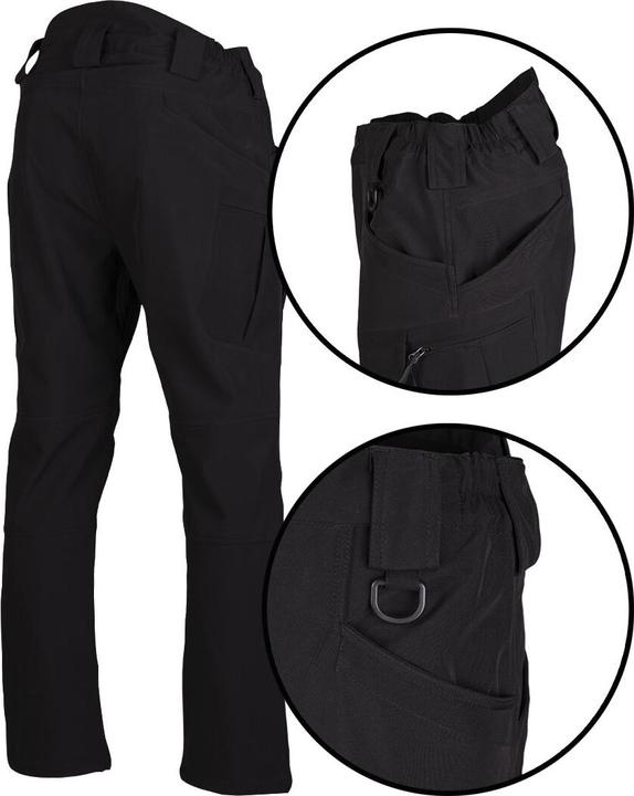 Image du produit Mil-tec Pantalon Softshell 'Assault' Noir M (M)