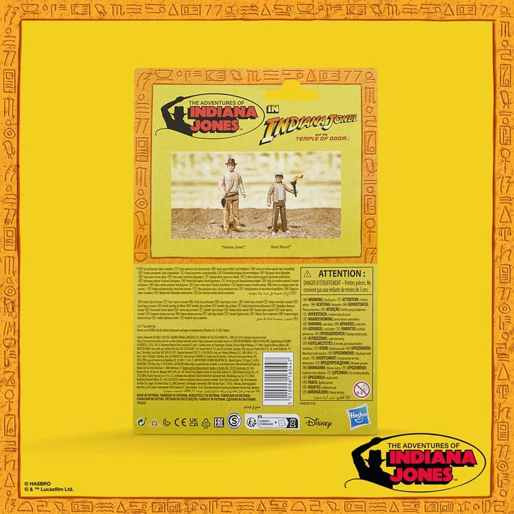 Produktbild Hasbro Indiana Jones Retro Collection figurine Short Round (Temple maudit) 10 cm