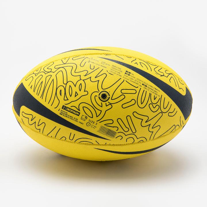 Produktbild Decathlon Kids' Beginner Size 3 Rugby Ball R100 - Yellow