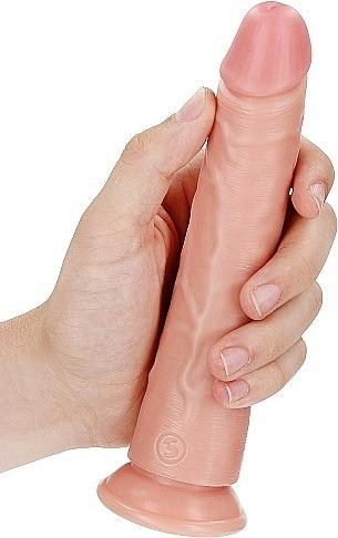 Actual product image RealRock Slim Realistic Dildo with Suction Cup - 7"/ 18 cm