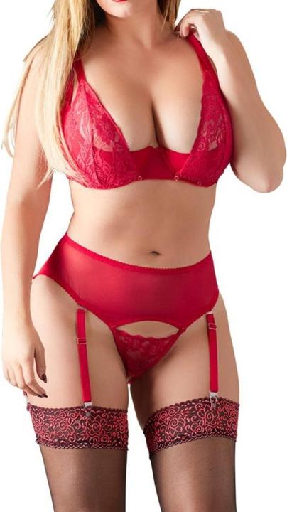 Produktbild Cottelli Collection BH mit Straps-String (XXL)