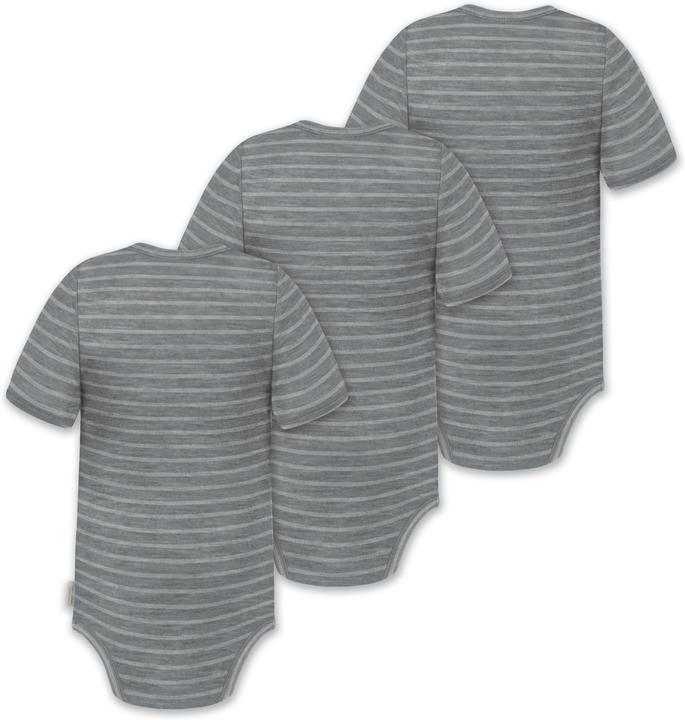 Actual product image Normani Set of 3 baby merino short-sleeved body "Tihoi" - 9311 (74)