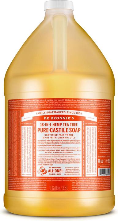 Dr. Bronner's 18-IN-1 Teebaum (Flüssigseife, 3800 ml)