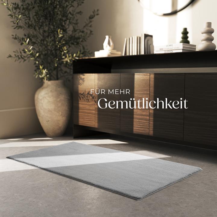 Produktbild tectake Kurzflorteppich Soft Zone (80 x 150 cm)