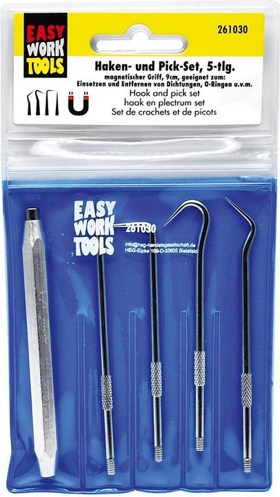 Easy Work Haken- und Pick-Set, 5 tlg.