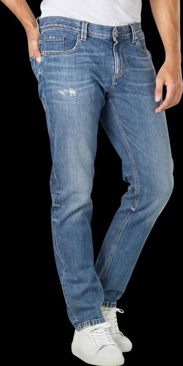 Actual product image Alberto Organic Premium Pipe Jeans Regular Slim Fit Blue (W36/L32)