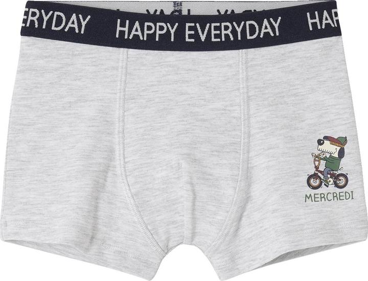 Produktbild Vertbaudet Bio-Kollektion: 7er-Pack Jungen Boxershorts mit Wochentag und Schriftzug (98, 7er Pack)
