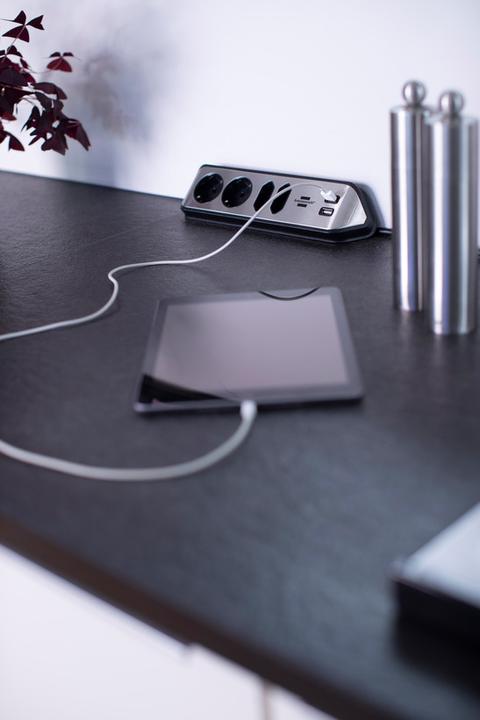 Actual product image Brennenstuhl Power strip (6 x, USB-A, 2 m)