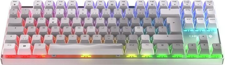 Actual product image CHERRY XTRFY TAS MX 8.2 XAGA TKL Wireless DE-Layout white (DE, Wireless, Cable)