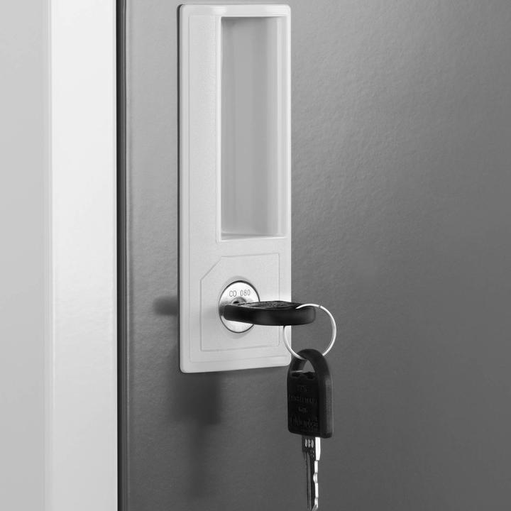 Produktbild Fromm & Starck Metallschrank Spindschrank Metallspind abschliessbar Schliessfachschrank 4-fach (38 x 45 cm)
