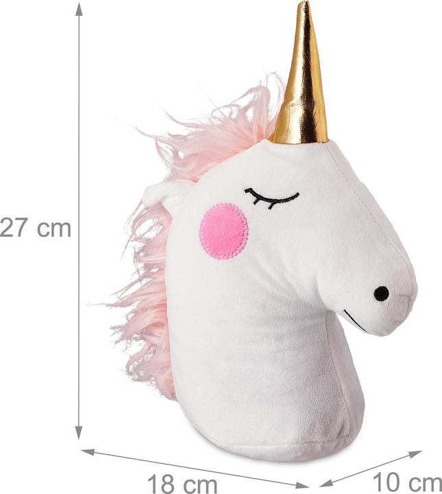Produktbild Relaxdays Einhorn-Türstopper (1 Stück, 18 x 10 x 27 cm)
