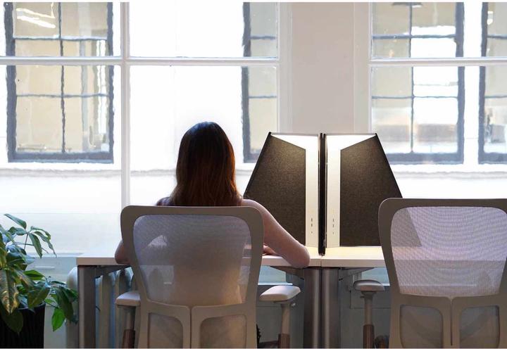 Actual product image Pablo Design Corner Office 30 Acoustic Panel Table Lamp (6000 lm)
