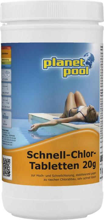 Planet Pool Compresse di cloro veloce (1000 g)