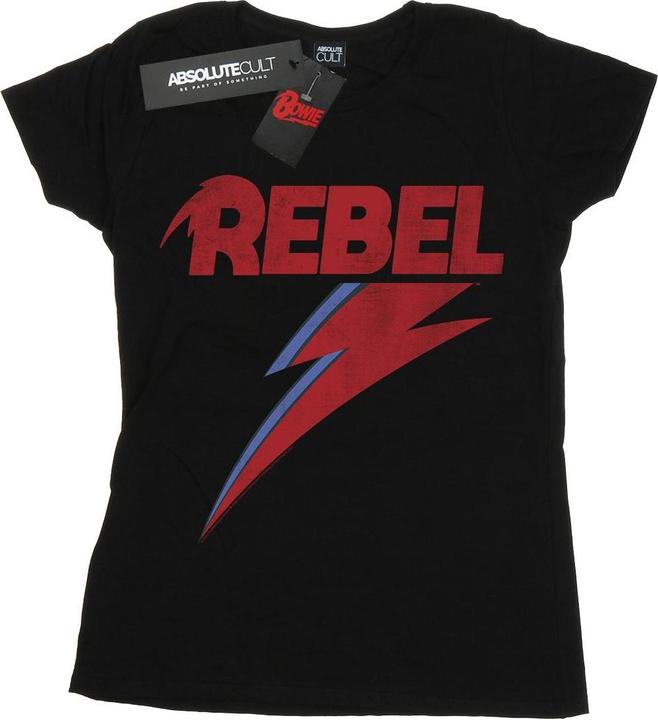 Produktbild David Bowie Distressed Rebel TShirt (S)