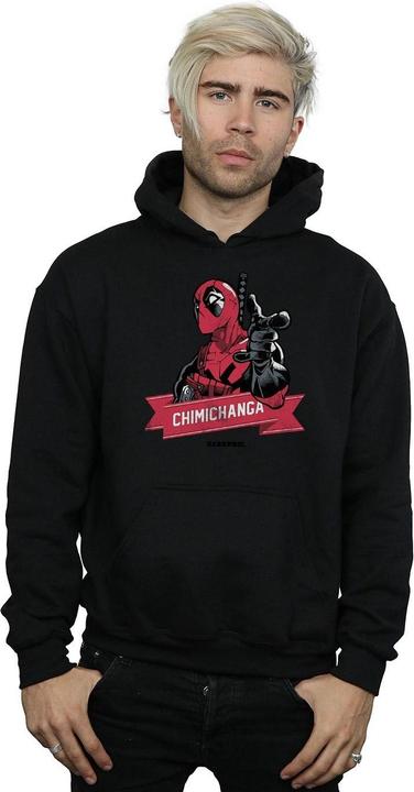 Image du produit - Sweat à capuche DEADPOOL CHIMICHANGA FINGER - Homme (L)