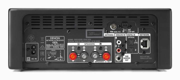 Image du produit Denon CEOL RCD-N10 (Bluetooth, WiFi, 1x 65 W)