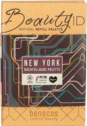 Actual product image Benecos BIO Palette Small New York - 12g - Beauty ID (Whipped cream, pearl onyx, ballerina glam, Matt Plum)