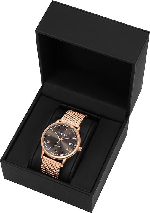 Actual product image John Rothmann Mens Automatic Watch Friedrich Stainless Steel Rose Gold - 26875 (Analogue wristwatch, 38.50 mm)