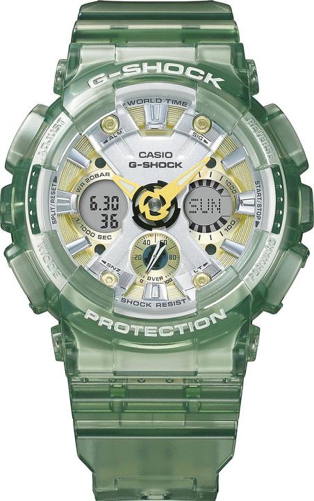 Actual product image Casio G-Shock - GMA-S120GS-3AER (Watch with gemstone, 46 mm)