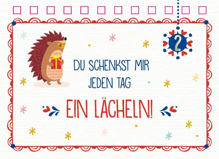 Image du produit 24 raisons pour lesquelles je vous aime bien. Le calendrier de l'Avent spécial