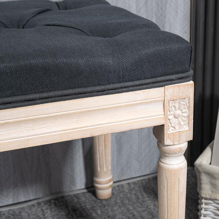 Actual product image Homcom Bed bench with button stitching (40 cm)