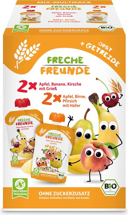 Immagine prodotto Freche Freunde Mix di cereali alla frutta BIO 4 x 100 g (493 g)