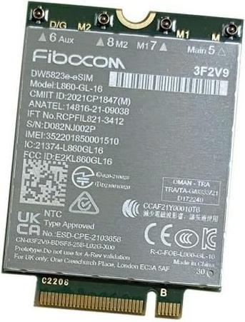 Dell DW5823E (Mini PCI Express)