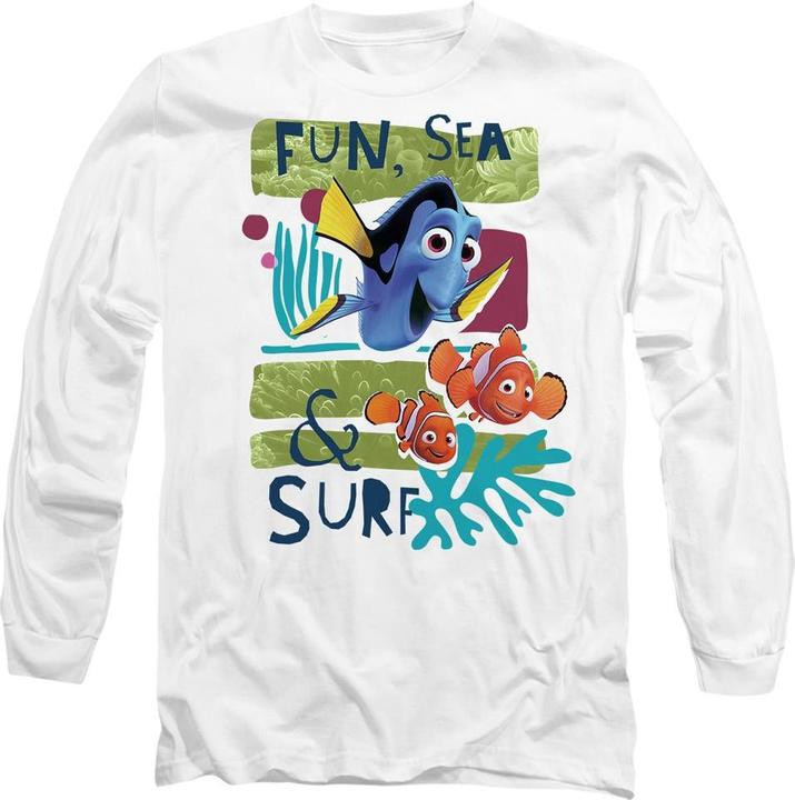 Actual product image Finding Nemo Unisex Adult Fun, Sea, Surf T-Shirt (XL)