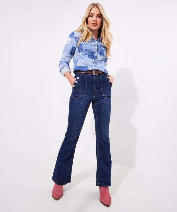 Produktbild Joe Browns Patchwork Denim Shirt (44)