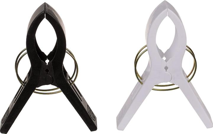 Immagine prodotto Magni Mollette per abiti grandi in bianco e nero 4s