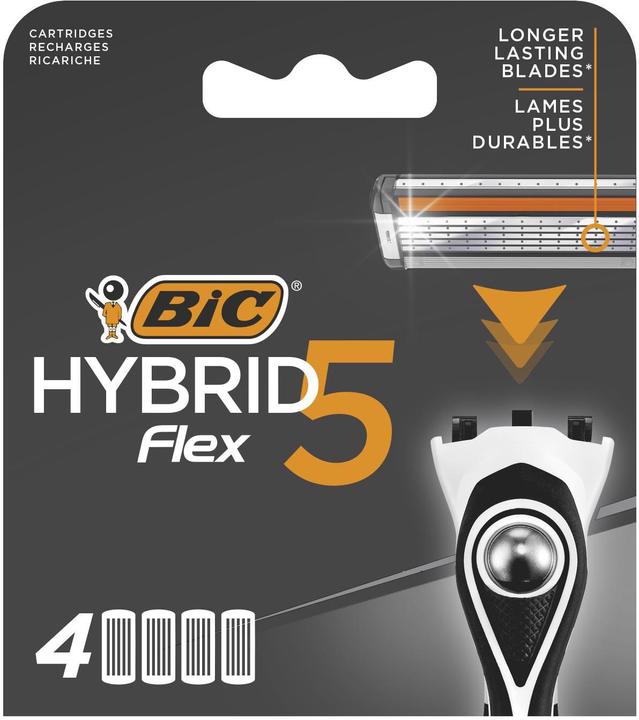 Bic Razor blades Hybrid 5 4 pieces (4 x)