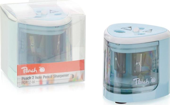 Productafbeelding Peach Puntenslijper PO102 Werkt op batterijen, blauw