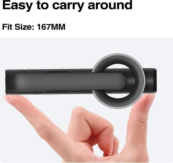 Immagine prodotto Ueli Express Bastone per selfie MagSafe con treppiede integrato e telecomando 61 cm