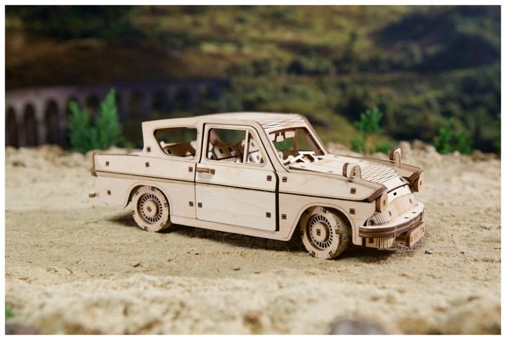 Actual product image Ugears Flying Ford Anglia