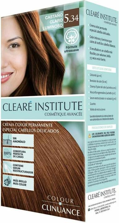 Produktbild Clearé Institute Cleare Institute Coloracion 5 34 Castano Claro Luminoso Cabellos Delicados (Nº 5.34-castaño claro luminoso)