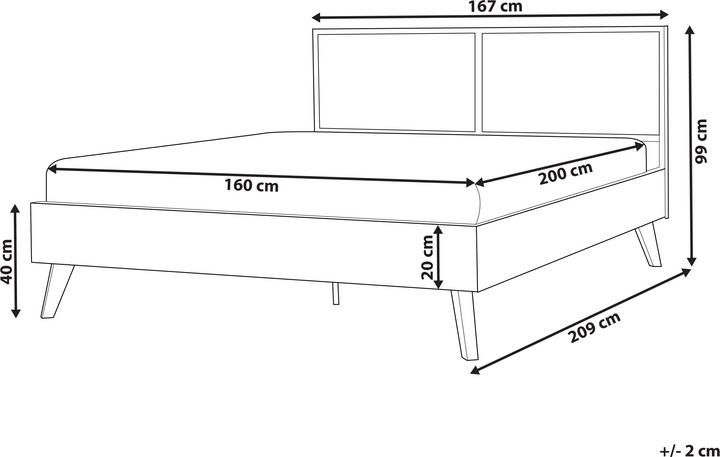 Produktbild Beliani Monpazier (160 x 200 cm)