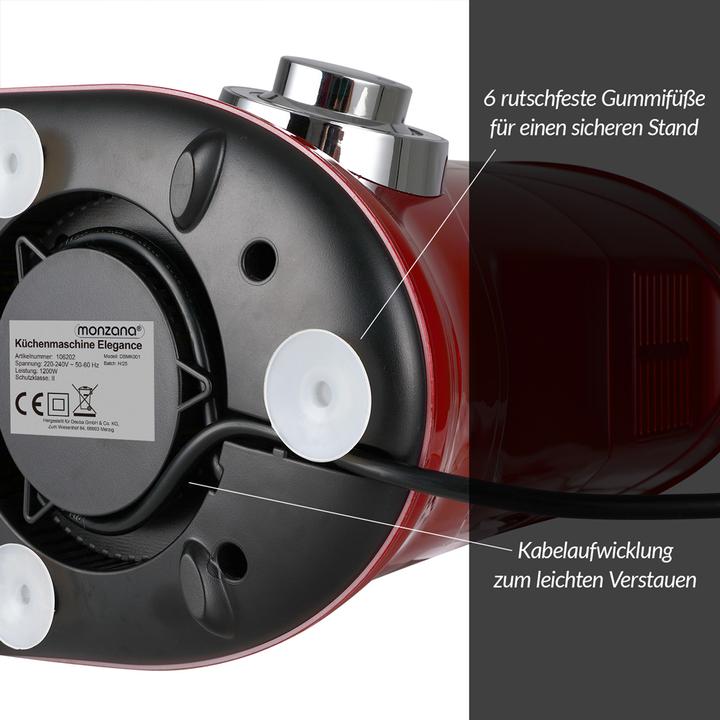 Actual product image Monzana Dough machine (1000 W)