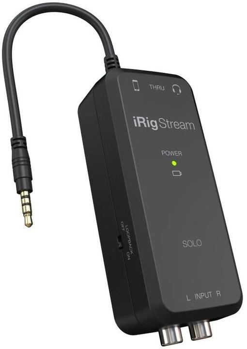 Immagine prodotto IK Multimedia iRig Stream Solo (Jack da 3.5mm)