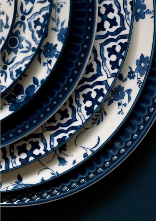 Produktbild Greengate Alice Speiseteller dark blue 25,6 cm (1 x)