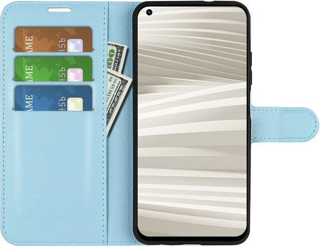 Actual product image MU Classic Litchi Leather Bookcover Series (Realme GT2 Pro)