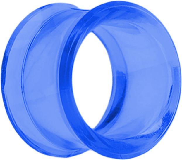 Immagine prodotto Star Piercing Tunnel svasato blu scuro (Acciaio chirurgico 316Senza ottone, Acrilico senza ottone)