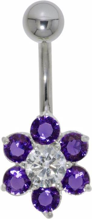 Immagine prodotto Bijouteria Piercing ventre (Acciaio chirurgico 316L, Argento 925, Zirconia)