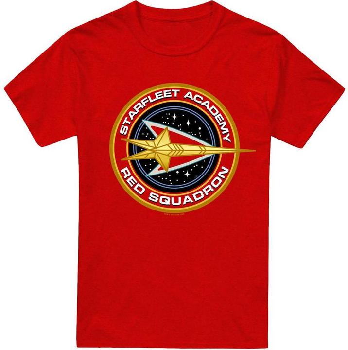 Actual product image Unisex Adult Red Squadron T-Shirt (XL)