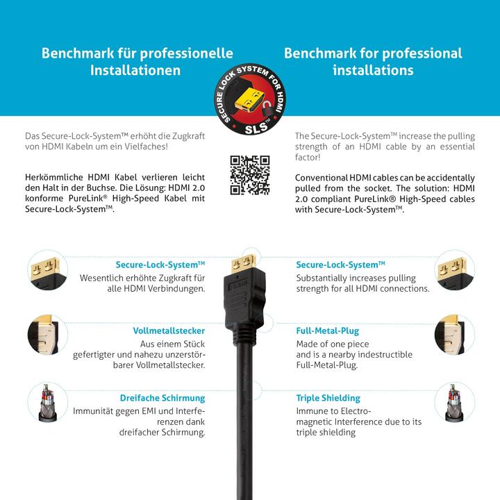 Produktbild Purelink HDMI (Typ A) — HDMI (Typ A) (3 m, HDMI)