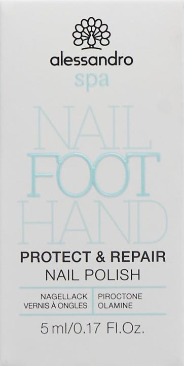 Actual product image Alessandro Spa - Foot Protect & Repair Nail Polish (Transparent, Colour paint)