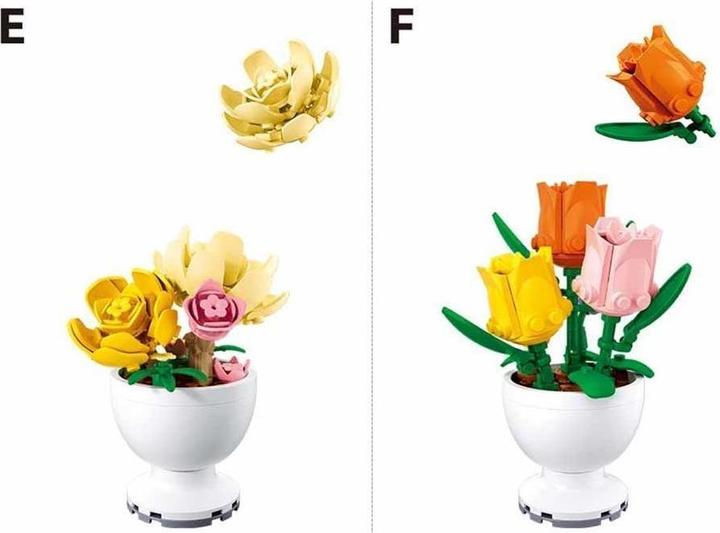 Produktbild Sluban Mini Blumen im Topf assortiert