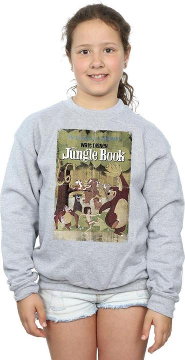 Produktbild Disney The Jungle Book Retro Poster Sweatshirt Mädchen (152, 158)